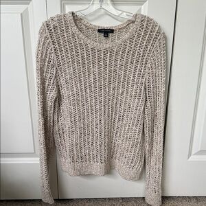 Ann Taylor Beige Knit Sweater